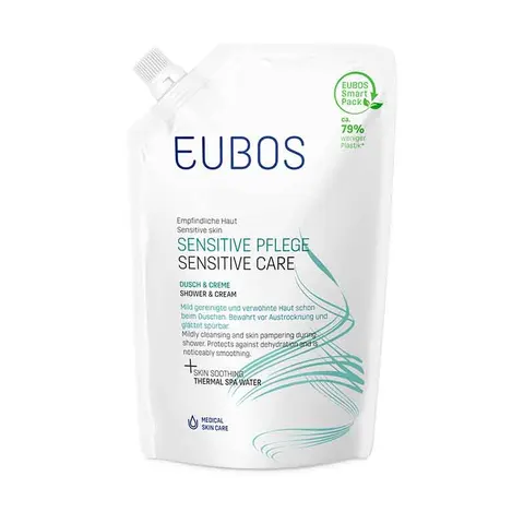 Eubos Sensitive Dusch & Creme Nachfüllbtl. – Bild 1