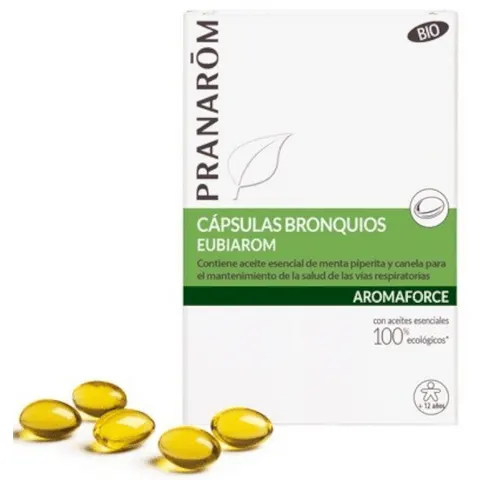 Pranarôm Aromaforce Cápsulas Bronquios BIO 30caps – imagen 1