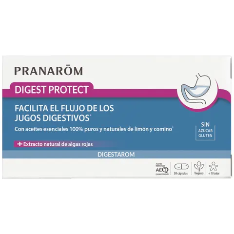 Pranarom Digest Protect 30 Cápsulas – imagen 1