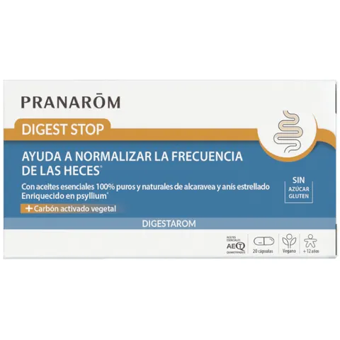 Pranarom Digest Stop 20 Cápsulas – imagen 1