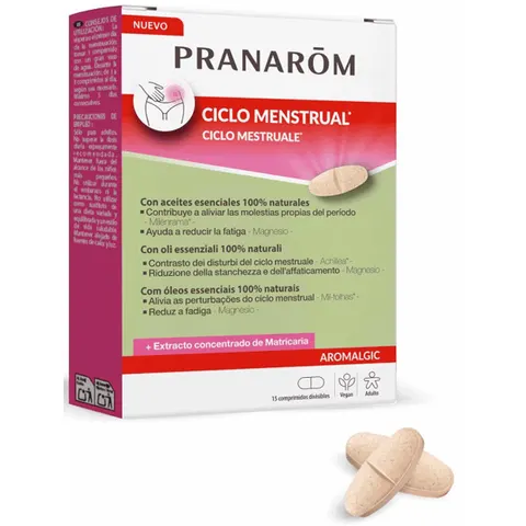 Pranarom Aromalgic Menstrual Cycle 15 Tablets – image 1