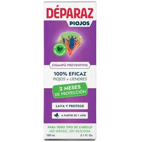 Déparaz Piojos champú preventivo 150 ml – immagine 1