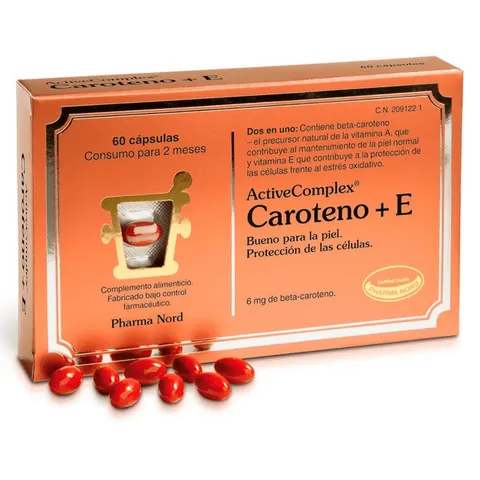 Pharma nord activecomplex caroteno+e 60comp. – imagen 1