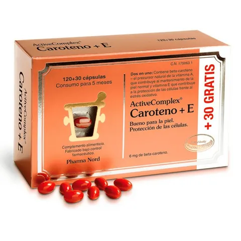 ActiveComplex® Caroteno + E Pack 120+30 Cápsulas – imagen 1