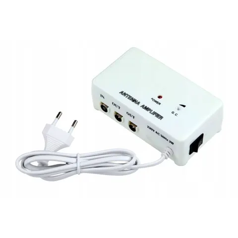 Amplificador Interior TV 2 Salidas 20dB - CABLETECH – imagen 1