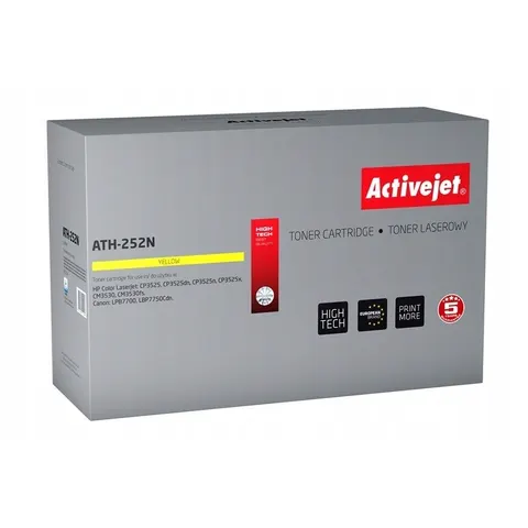 Tóner compatible HP ATH-252N (amarillo) - ACTIVEJET – imagen 1