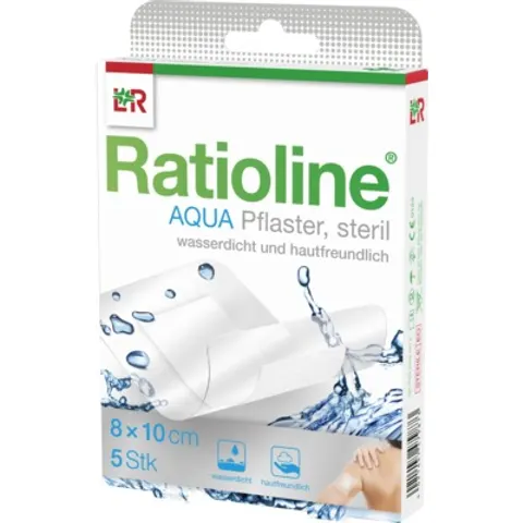 Ratioline aqua Duschpflaster Plus 8x10 cm steril – Bild 1