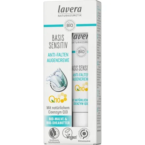 Lavera Basis Sensitiv Augencreme Q10 – Bild 1