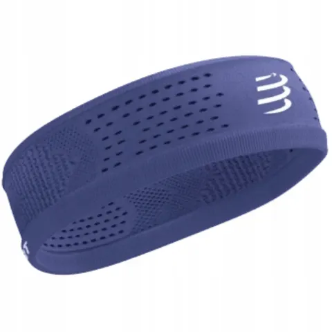 Bandeau fin Compressport On/Off Bleu Orient – image 1