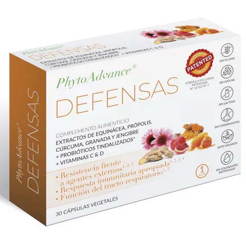 PhytoAdvanced Releif Defensas 30 Comprimidos Vegetales – imagen 1