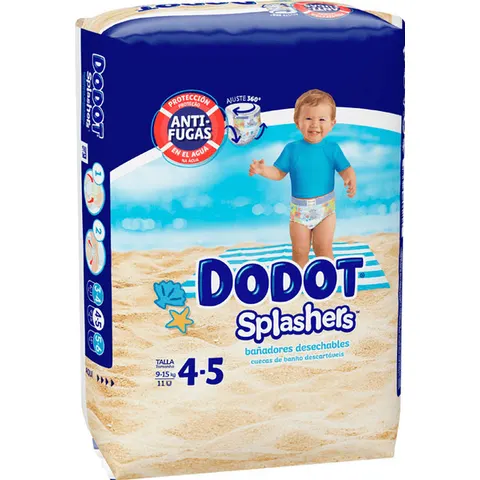 dodot Splashers Talla 4-5 9-15Kg 11uds – imagen 1