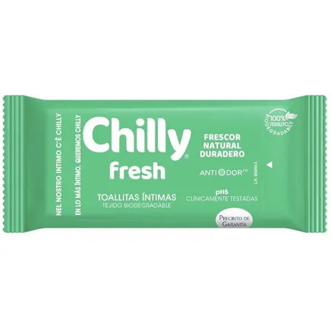 Chilly Intimate Formula Fresh Wipes Ph5 12 units – image 1