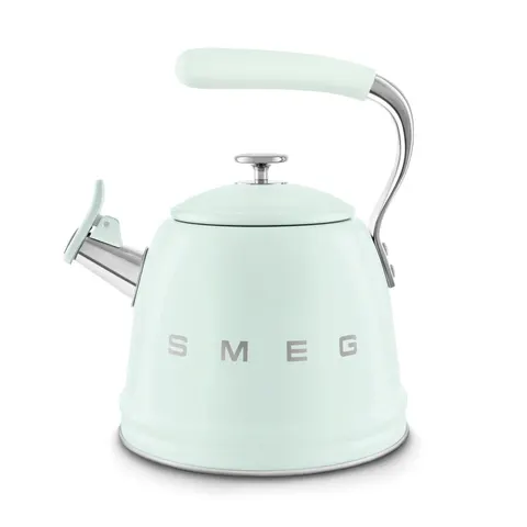 Bouilloire SMEG sifflante 2.3L vert past – image 1