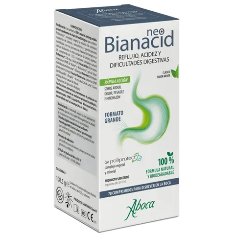 Aboca NeoBianacid Sabor Menta 70comp – imagen 1