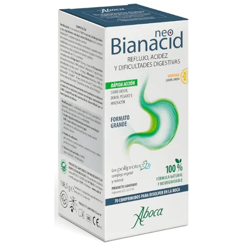 Aboca Neobianacid Limón 70 comp – imagen 1