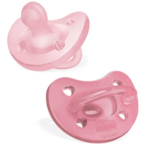 Chicco Chupete Physioforma Soft Rosa 6-16m 2 uds – imagen 1