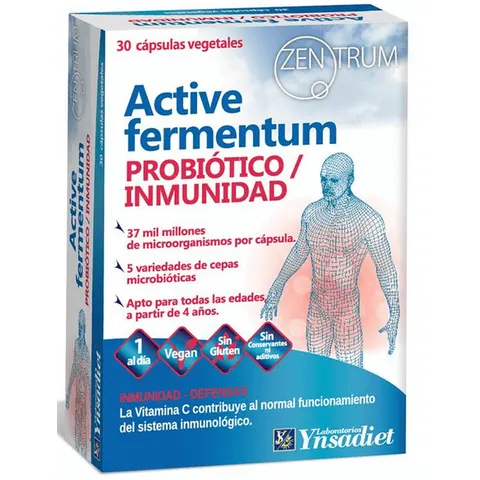 Ynsadiet Zentrum Active Fermentum 30 Caps – imagen 1