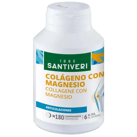 Santiveri Colágeno + Magnesio 180 comprimidos – imagen 1