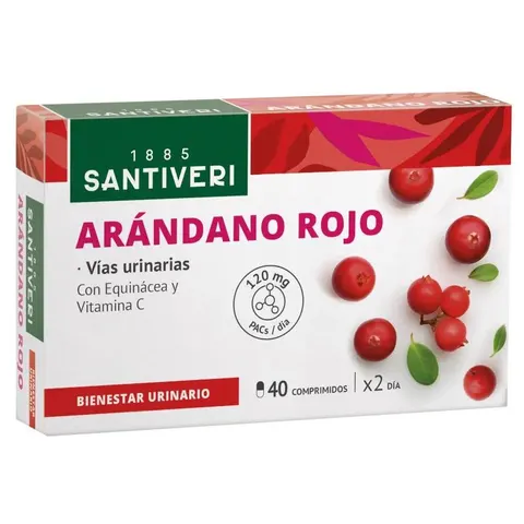 Santiveri Arándano Rojo 40 Comprimidos – imagen 1