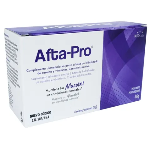 Ntd labs afta-pro 6 sobres - ntd labs – imagen 1