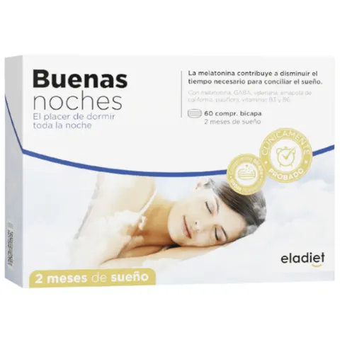 ELADIET Buenas Noches 60caps – imagen 1