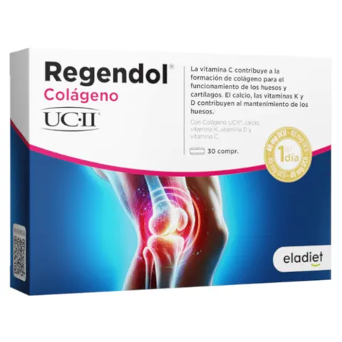 ELADIET Regendol Colágeno UC-II 30comp – imagen 1