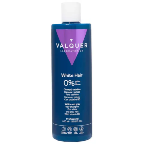 Valquer Champú Cabellos Blancos y Grises 400 ml – imagen 1