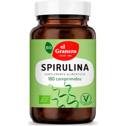 El Granero Integral SPIRULINA BIO 180 Tabs – imagen 1