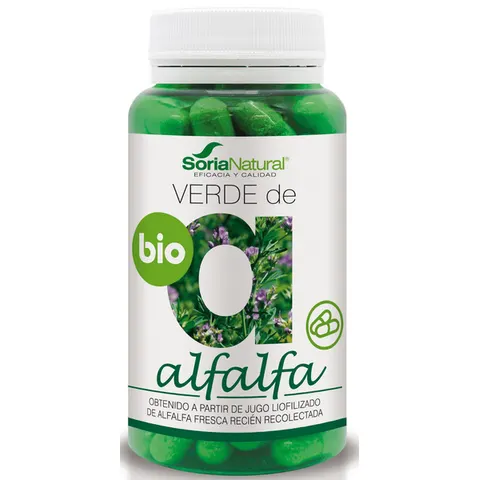 Soria natural verde de alfalfa 80cap. – imagen 1