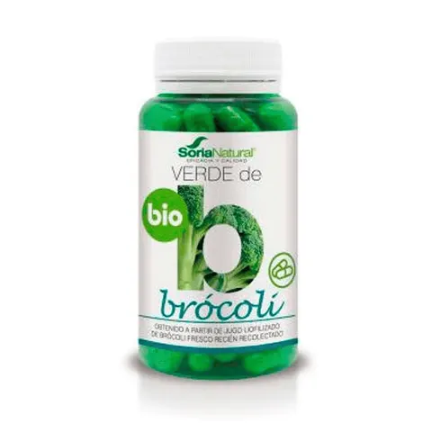 Soria natural verde de brocoli 80cap. – imagen 1