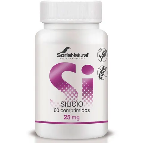 Soria Natural Silicio 25 mg 60 Tabs – imagen 1