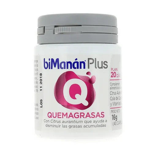 biManán Plus Quemagrasas 40 Cápsulas – imagen 1