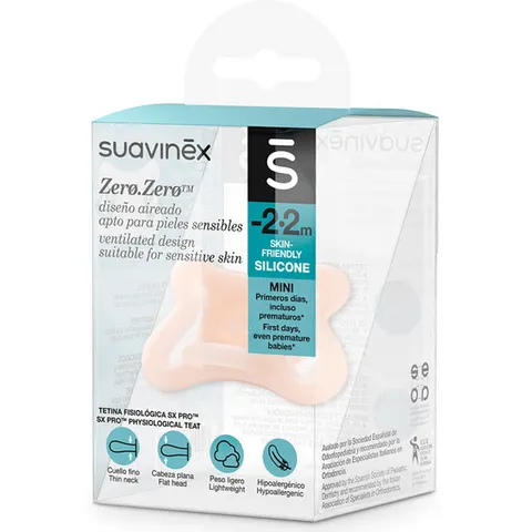 Suavinex Zero Physiological Teat dummy -2-2 m 1 pc – image 1