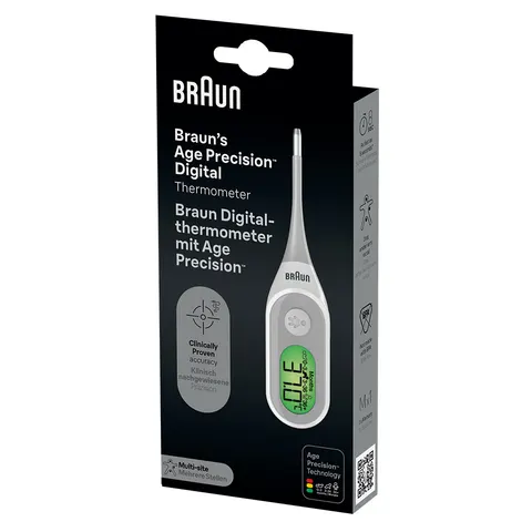 Braun Digital Thermometer Prt 2000 Ageprecision – Bild 1