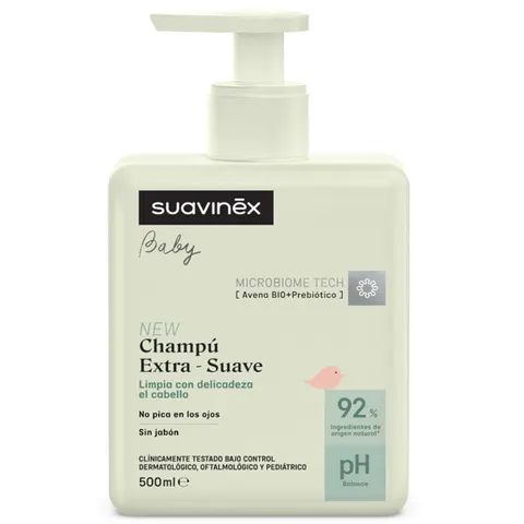 Suavinex Champú Extra Suave 500 ml – imagen 1