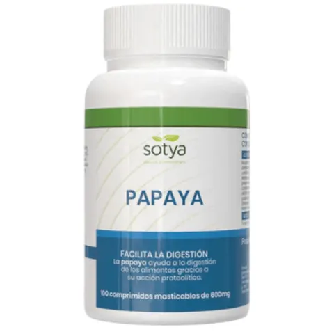 Sotya Papaya 600 mg 100 comp – imagen 1