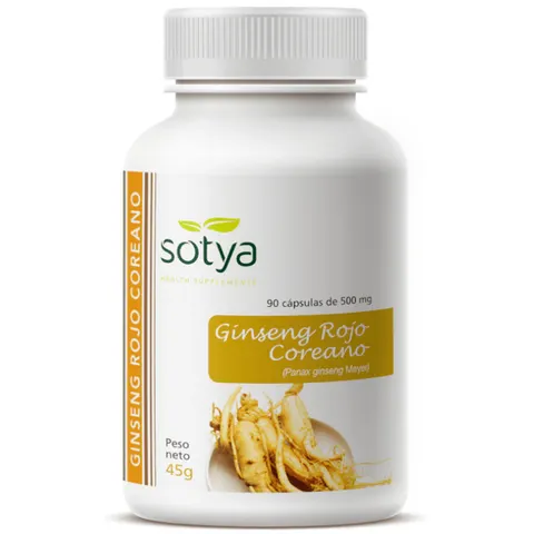 Sotya ginseng rojo coreano 90cap. – imagen 1