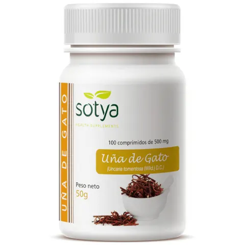 Sotya Uña De Gato 100 comprimidos – imagen 1