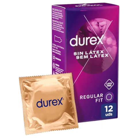 Durex Sin Látex Preservativos 12uds – imagen 1