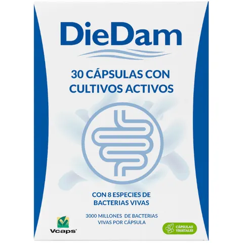 DieDam Probiótico 30 cápsulas – imagen 1