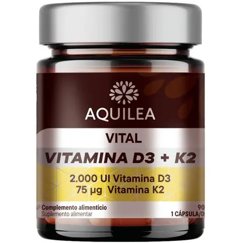Aquilea Vital Vit. D3 + K2 90 Cápsulas – imagen 1