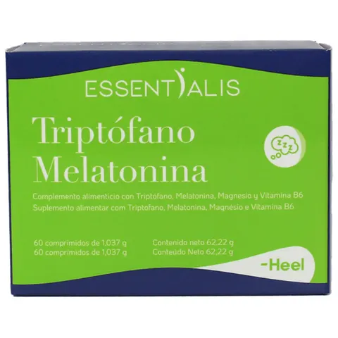 Essentialis Triptofano Melatonina 60comp – imagen 1