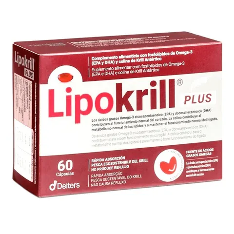 Lipokrill Plus 60 Cápsulas – imagen 1