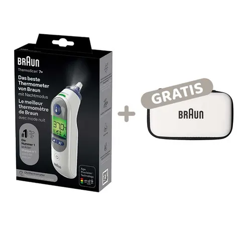 Braun Ohrthermometer ThermoScan® 7+ – weiss – Bild 1