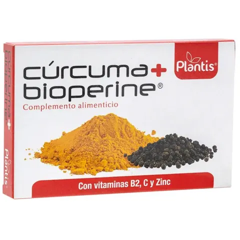 Plantis Cúrcuma + Bioperine 60 Cápsulas – imagen 1