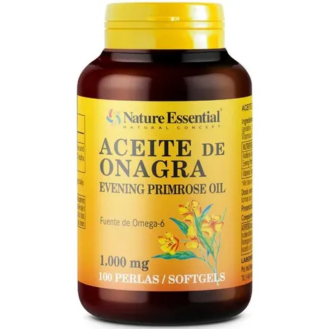 Nature Essential aceite de onagra 1000mg 100 perlas – imagen 1