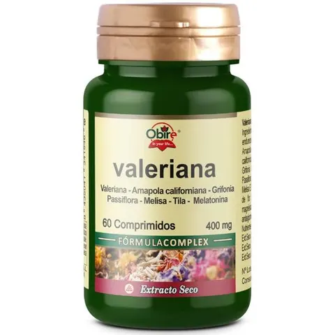 Obire Valeriana Complex 400 mg Extracto Seco 60 Comprimidos – imagen 1