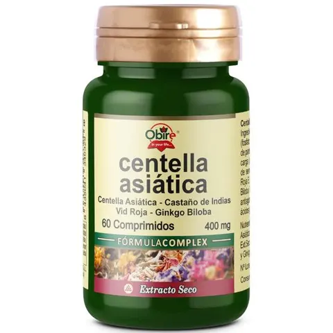 Obire Centella Asiática Complex 400 mg 60 Comprimidos – imagen 1