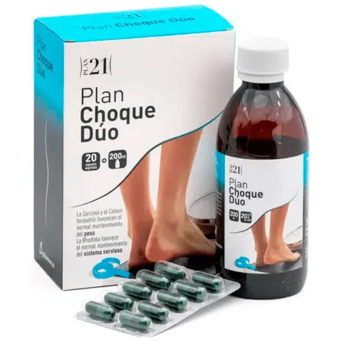 PLAMECA Plan Choque Dúo 200ml + 20 cápsulas – imagen 1