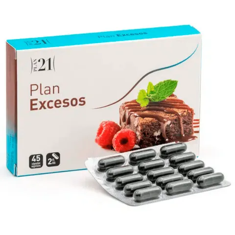 Plameca Plan Excesos 45 Cápsulas Vegetales – imagen 1